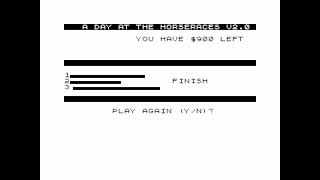 A Day at the Horseraces for the ZX81