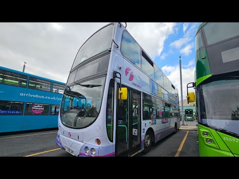 🚍*Walkaround First Halifax 37365 YJ58 VWY Volvo B9 on Service 508