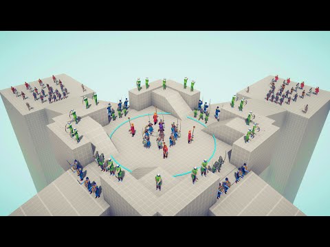 70x CRUSADER DEFENCE OF THE SULTAN | Totally Accurate Battle Simulator - TABS