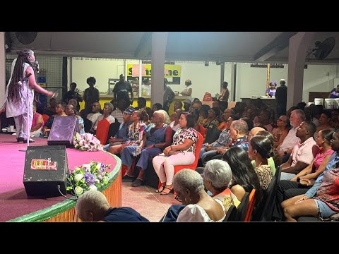 Calypso Revue Tent Judging Night Port of Spain Trinidad.