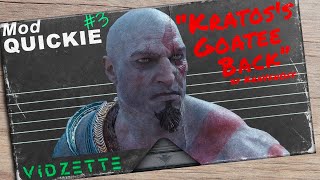 Mod QUICKIE 3 Kratos's Goatee Back for God of War