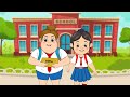 Hum School Chale हम स्कूल चले Nursery Rhymes Kids Songs Hindi School Balgeet Poe