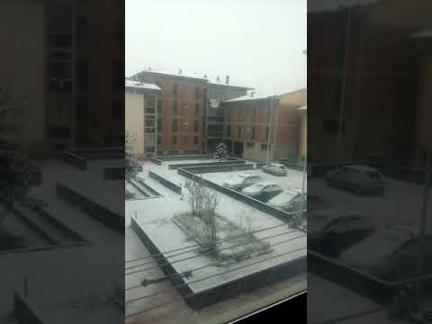 neve a Prato stamani 31 01 2019