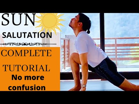 STEP BY STEP SURYA NAMASKAR FOR BEGINNERS | COMPLETE SUN SALUTATION |@PrashantjYoga