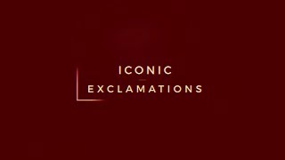 Friday Five - Iconic Exclamations