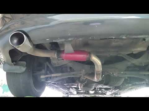Scion TC 2006 exhaust resonator cherry bomb glasspack