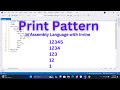 Print Pattern In Assembly Language Part 2 How To Print Pattern In Assembly Language With Irvine