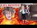 LAVA MONSTER Baby Crazy Granny! Floor is Lava with Baby Crazy Granny! - My PB and J LAVA MONSTER Baby Crazy Granny! Floor is Lava with Baby Crazy Granny!
