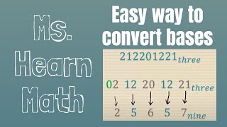 Easy Way to Convert Between Certain Number Bases