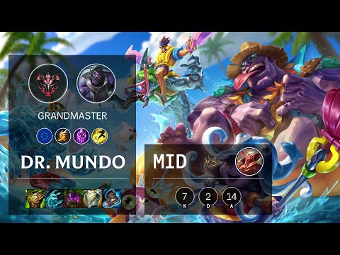 Dr. Mundo Mid vs Vladimir - EUW Grandmaster Patch 11.14