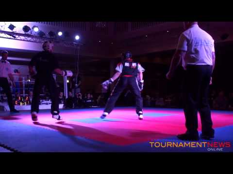 Justin Ortiz vs Timmy Sarantoudis -74 kg Semi Contact Men's Finals at Irish Open 2014