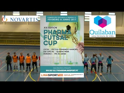 Pharma Futsal CUP XXI Edição 1ª Divisão 10ªJornada Novartis vs QUILABAN (1-4) com entrega de taça