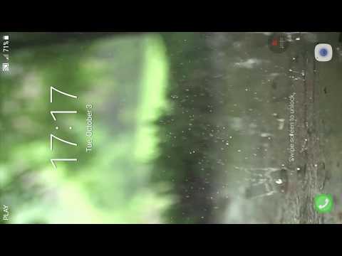 Real Rain Live Wallpaper Video