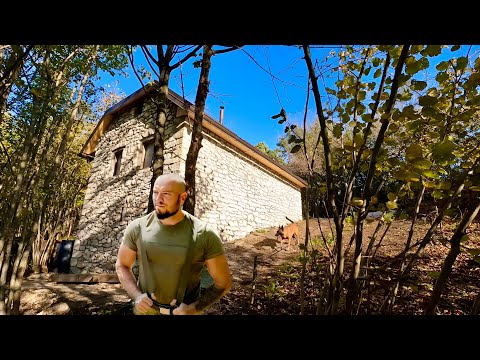 Processing Lumber for the Off-Grid Stone Hut, Wilderness Homestead Ep. 08.