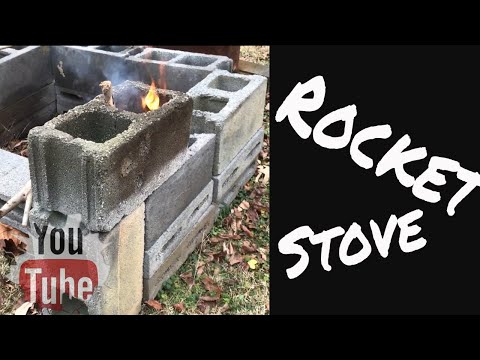 Building A Rocket Stove | DIY | Cinder Block | Outdoor Cooking