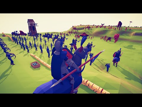 MEDIEVAL ARMY vs ALL FACTIONS - Totally Accurate Battle Simulator TABS