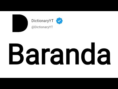 Baranda Meaning in English