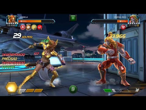 Ângela vs Ômega Red Boss Ato 6.2.3 - MTC / MCOC