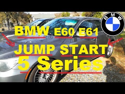 How to Jump Start BMW 5 Series (Step-by-Step Directions ) Video