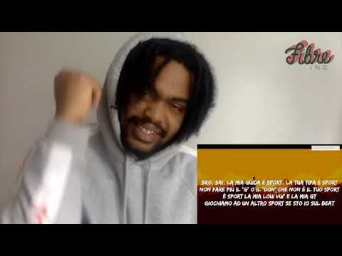ITALIAN RAP REACTION Marracash - SPORT RMX ( Lazza , Taxi B , Paky , Luche )