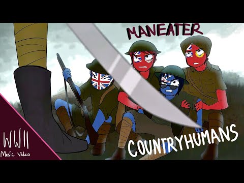 MANEATER // Fully animated WW2 music video - Imperial Japan // COUNTRYHUMANS
