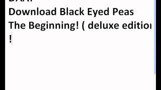 Black Eyed Peas - The Beginning - (New Album) - Download