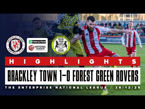 Highlights: Brackley Town 1-0 Forest Green Rovers