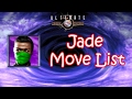 UMK3 Jade Move List
