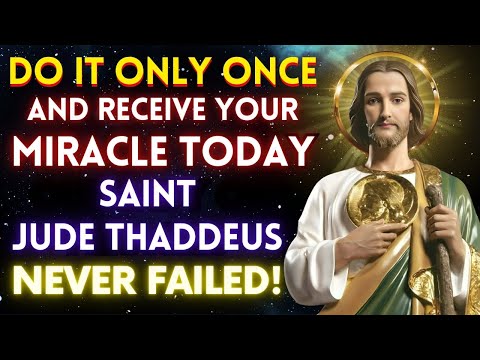 ✝️Powerful Prayer - Saint Jude Thaddeus to Receive an Impossible Miracle Urgent Difficult Desperate