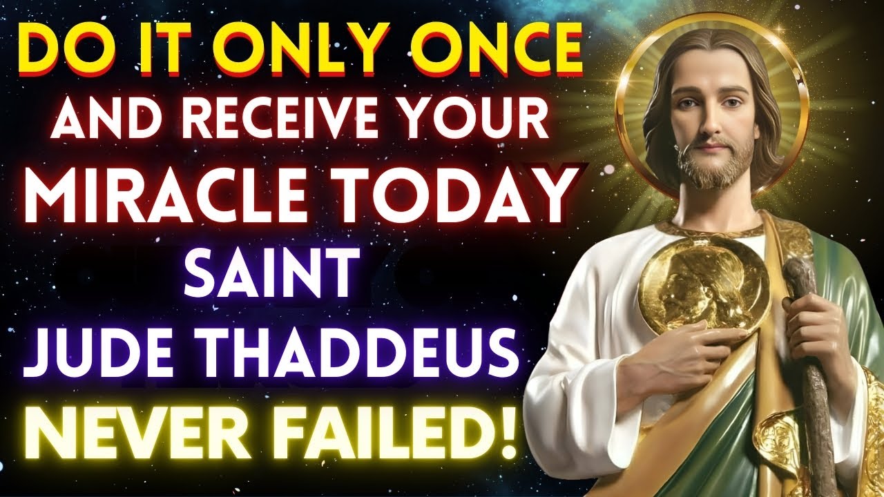 ✝️Powerful Prayer - Saint Jude Thaddeus to Receive an Impossible Miracle Urgent Difficult Desperate