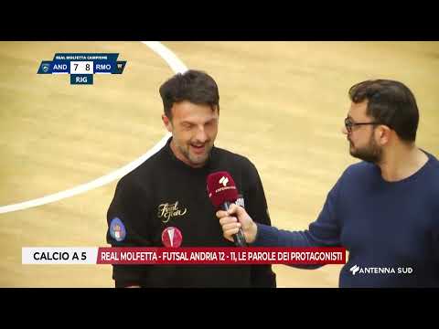 JANUARY 7, 2026 - FIVE-A-SIDE FOOTBALL: REAL MOLFETTA - FUTSAL ANDRIA 12 - 11, THE WORDS OF THE P...