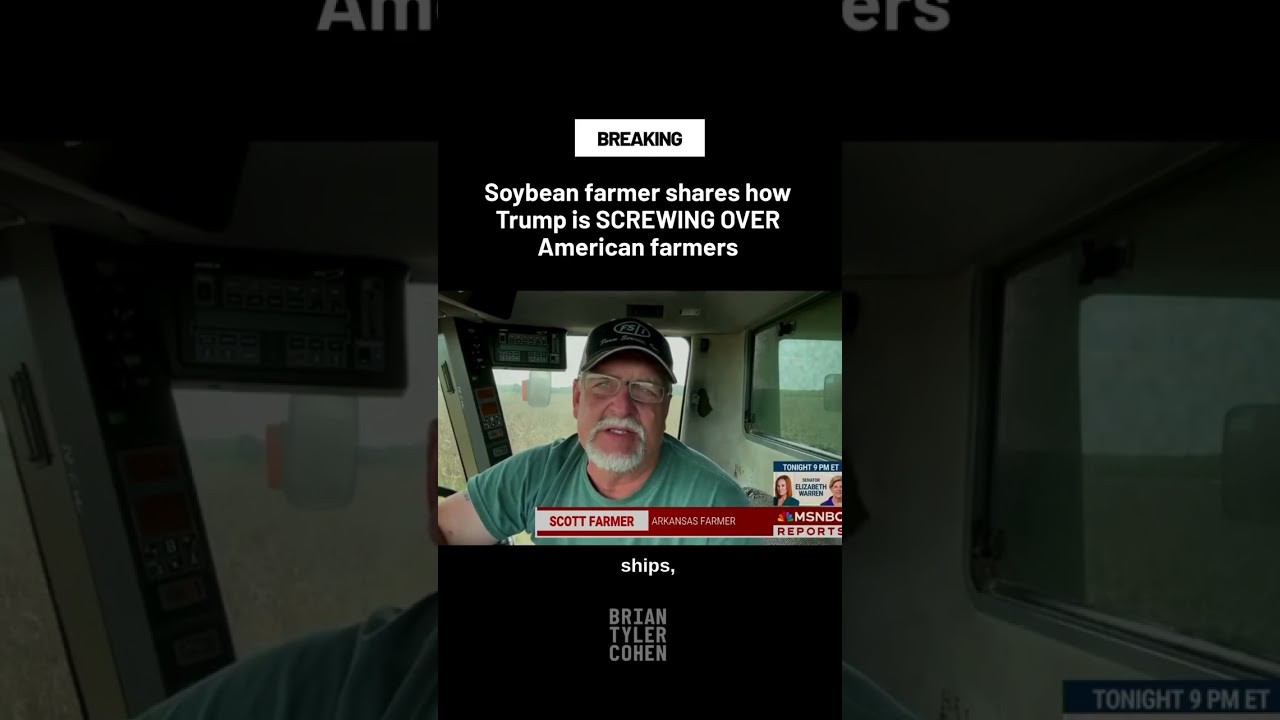 Soybean farmer shares how Trump is SCREWING OVER American farmers