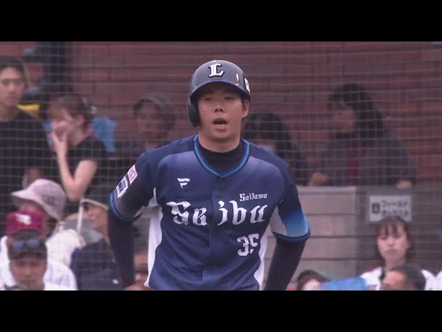 【2回表】移籍後初打点!! ライオンズ・松原聖弥 タイムリーヒットで先制!! 2024年6月30日 東北楽天ゴールデンイーグルス 対 埼玉西武ライオンズ