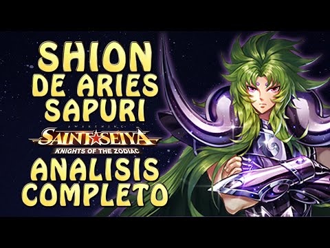 SHION DE ARIES SAPURI! ANALISIS COMPLETO! PROTECCION Y DAÑO MASIVO! Saint Seiya Awakening