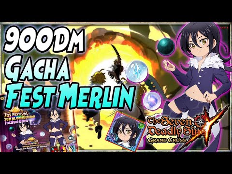 DAPET 4++ CHAR FEST 😘 GACHA 900dm FEST MERLIN - The Seven Deadly Sins: Grand Cross