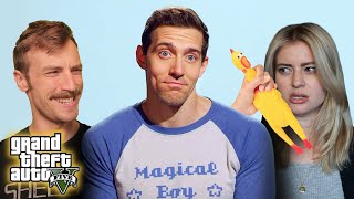 How To Make a Sociopath Laugh - GTA 5 Stunt Race Gameplay