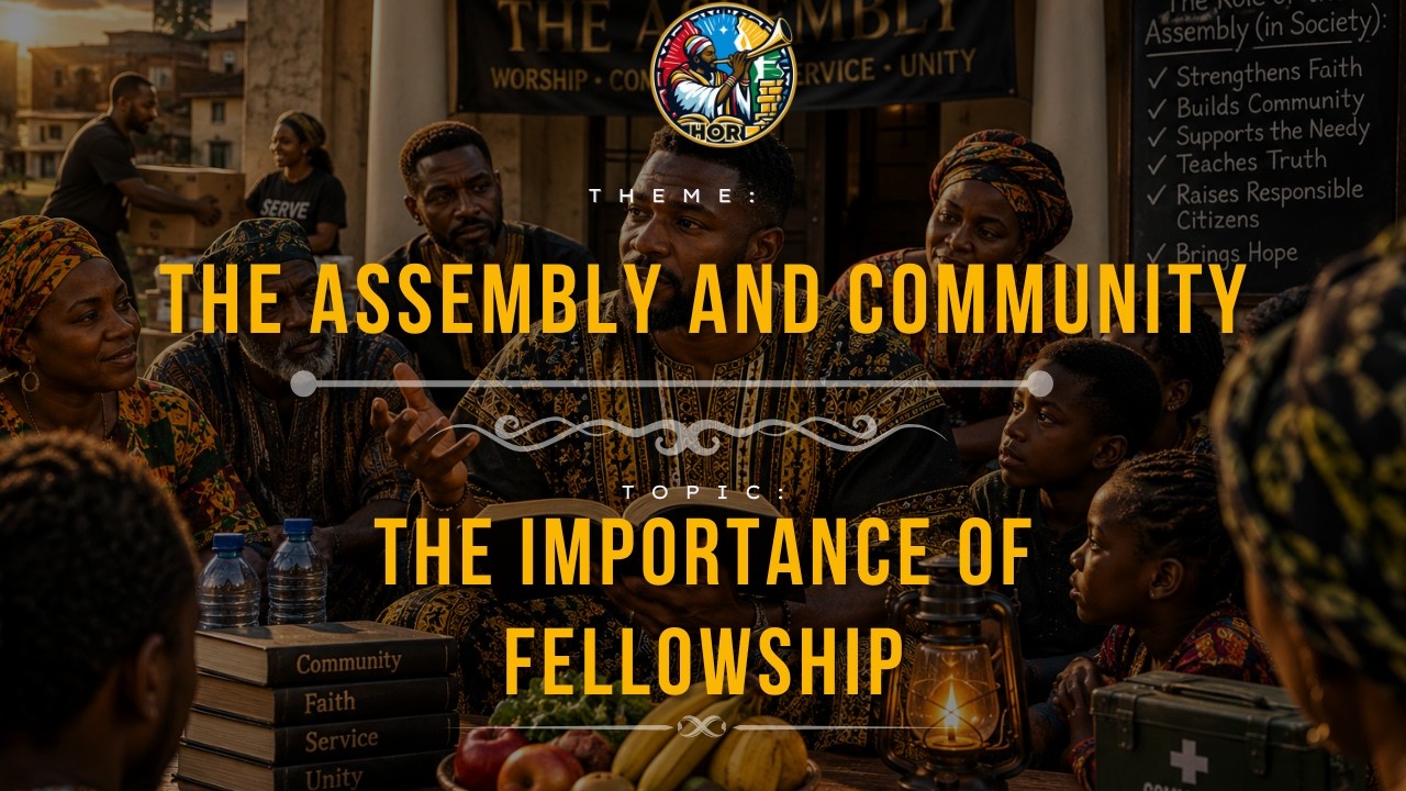 The Importance of Fellowship | The Assembly and Community