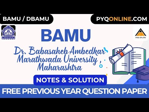 BAMU Dr. Babasaheb Ambedkar Marathwada University OR DBAMU #maharashtra #bamu #bamuswaritV