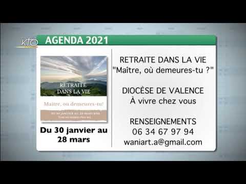 Agenda du 22 janvier 2021