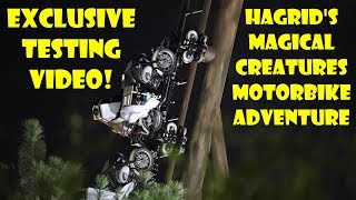 Exclusive Look:  Hagrid&#39;s Magical Creatures Motorbike Adventure TESTING FOOTAGE Multi Runs / Angles