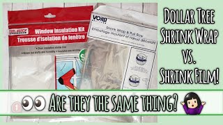 🌳 Battle of the Dollar Tree Shrink Wrap for Embellishment Packaging: Are they Similar 🤷🏻‍♀️