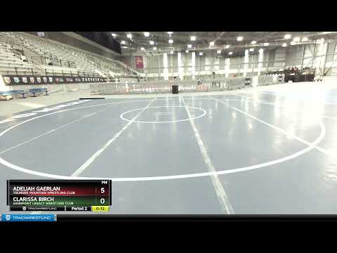 55 Lbs Cons. Semi - Clarissa Birch, Sandpoint Legacy Wrestling Club Vs Adeliah Gaerlan, Thunder Mo