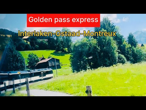 Golden pass Express: Switzerland's newest Panoramic train ride.