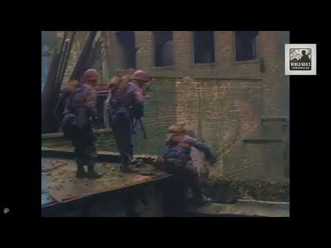 The Battle for Aachen: The First German City to Fall | Rare WWII Footage