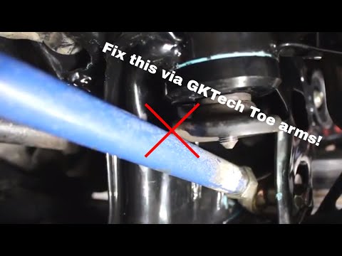 GKTech rear toe arm install