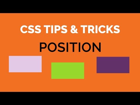 5 CSS Tips Tricks Position