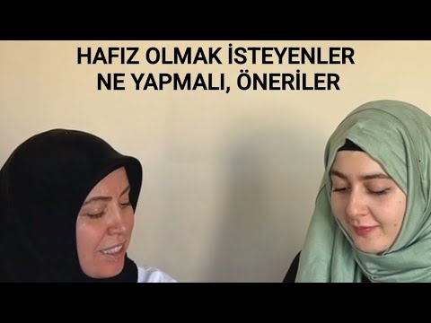 WHAT SHOULD THOSE WHO WANT TO BE HAFIZ DO? SUGGESTIONS