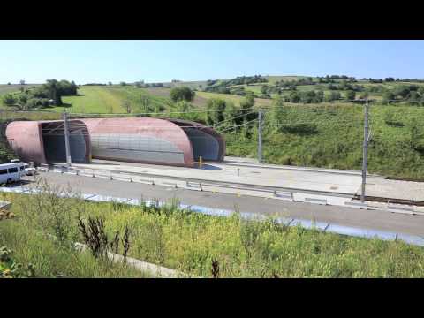 Innovationsmessfahrten mit dem ICE-S auf der NBS zwischen Wien und Sankt Pölten @ 330 km/h