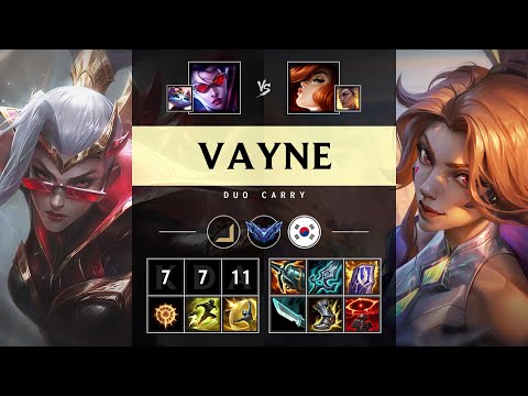Vayne ADC vs Miss Fortune - KR Diamond Patch 25.15