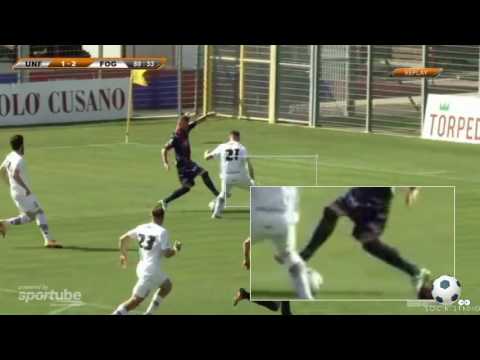 Il rigore per il Fondi in Fondi-Foggia 2-2 (2° video)